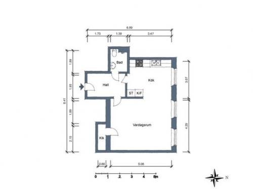 Как сделать малогабаритку просторной и уютной: 45 кв. 09