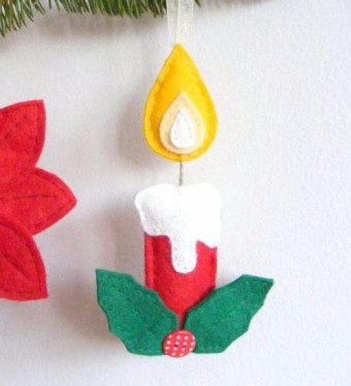 Свеча из фетра? 02