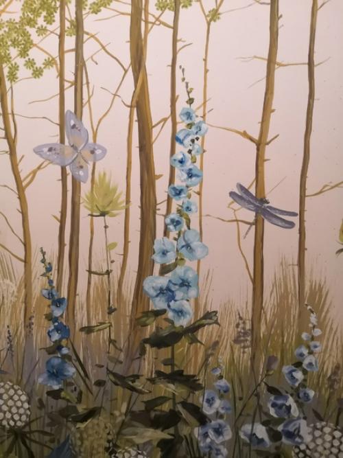 Всё в сад 140 х 150, акрил. 04