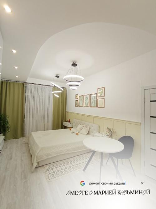 Результат переделки гостиной в спальню. 01