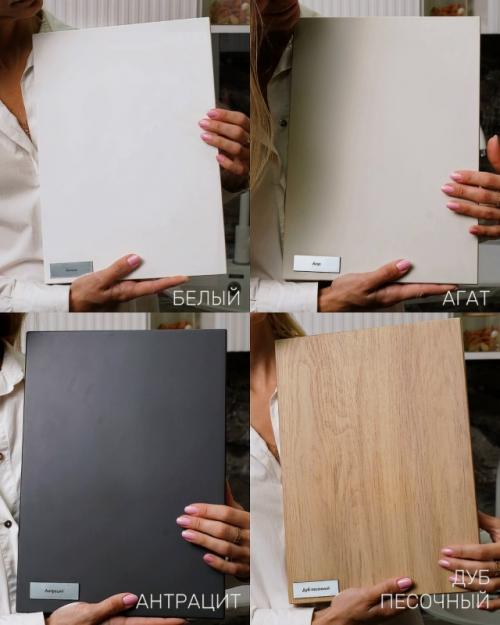 Кухня евро и евро лайн в цвете агат с декором дуб песочный - тренд, который легко станет частью интерьера. 03