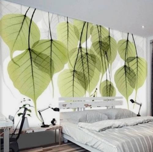 Одним из самых оригинальных приёмов в оформлении интерьера, является роспись стен. 05