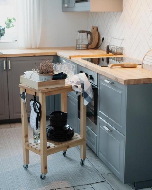 Кухня готова.  Кухня в загородном доме. 01