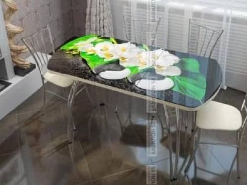 Кухонные столы с фотопечатью - современный тренд для интерьера кухни. 08