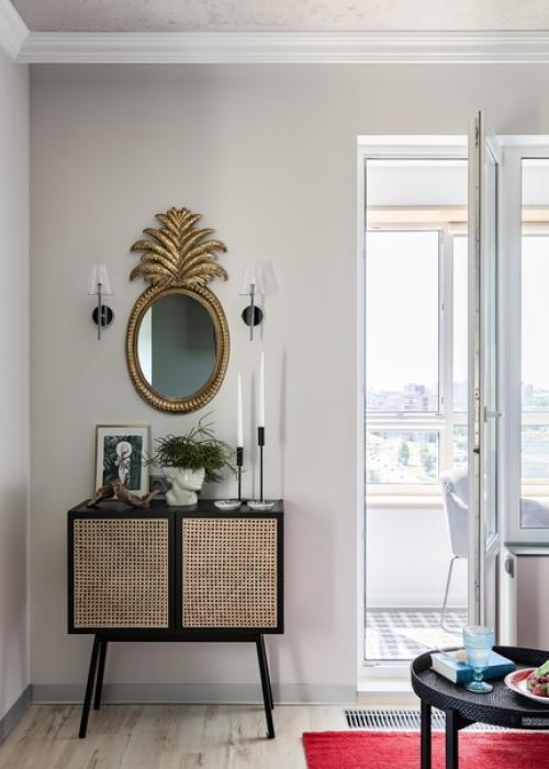 Дизайнер Анастасия Гурина создала яркий, современный интерьер маленькой квартиры в Санкт-петербурге. 01