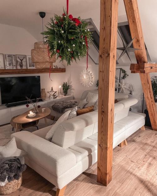 Ключ к гармоничному сочетанию рождественского декора и интерьера заключается в том, что декор должен идеально сочетаться со стилем дома. 04