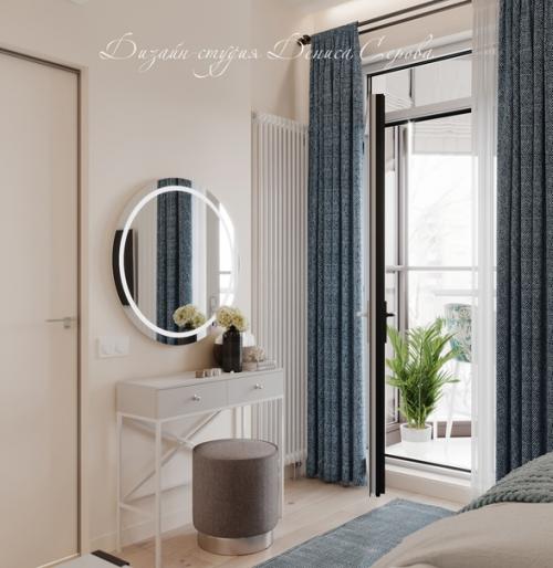 Дизайн однокомнатной квартиры площадью 35 кв. 04