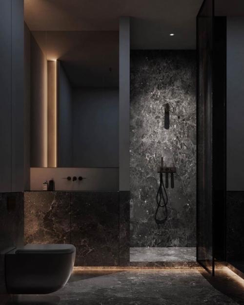 Делимся дизайн проектом интерьера с огромными панорамными окнами и с видом на моску - сити и Москву-реку. 06