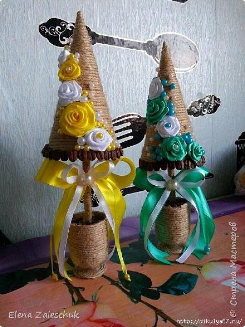 Новогодние елочки.  Идеи и мастер-класс. 01