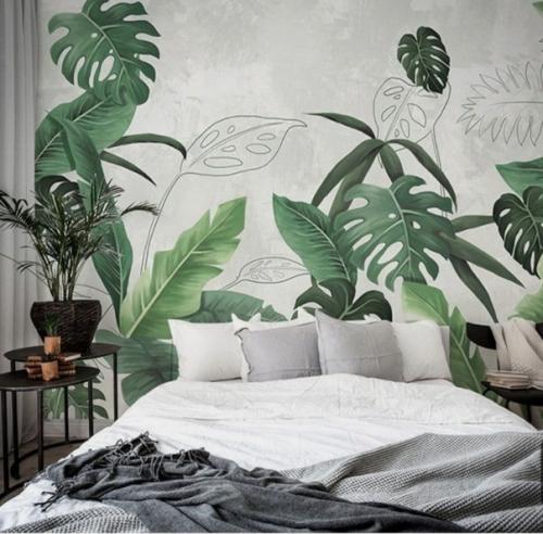 Одним из самых оригинальных приёмов в оформлении интерьера, является роспись стен. 03