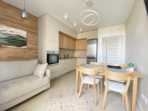 Готова наша кухня - гостиная. 02