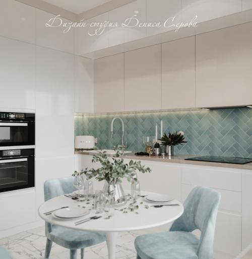 Дизайн однокомнатной квартиры площадью 35 кв. 01