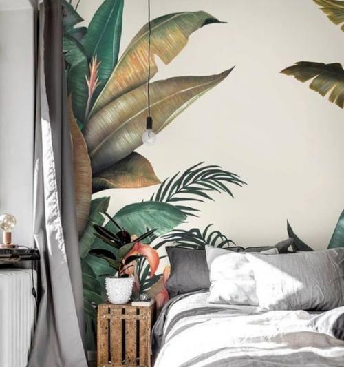 Одним из самых оригинальных приёмов в оформлении интерьера, является роспись стен. 01