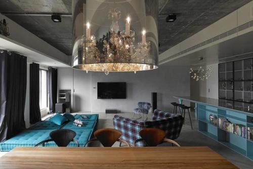 Квартира в индустриальном стиле в городе тайбэй, Тайвань. 04