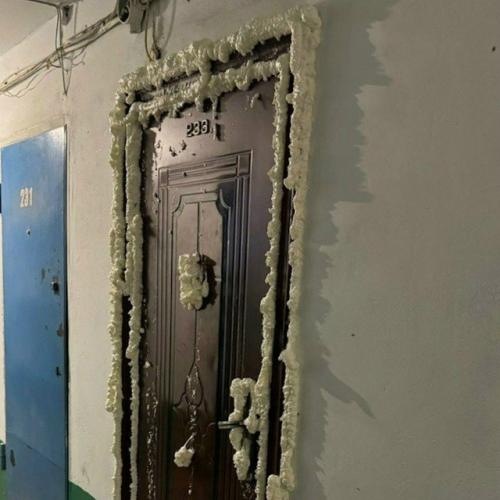 Тараканья блокада: соседи замуровали квартиру с насекомыми в Кемерове.

