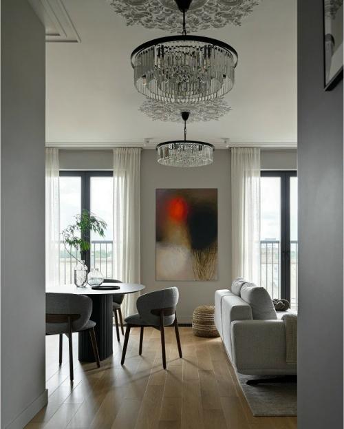 Реализованный интерьер квартиры, площадью 106 кв. 03