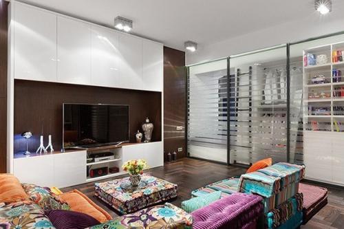 Жизнерадостный интерьер квартиры в Киеве. 03