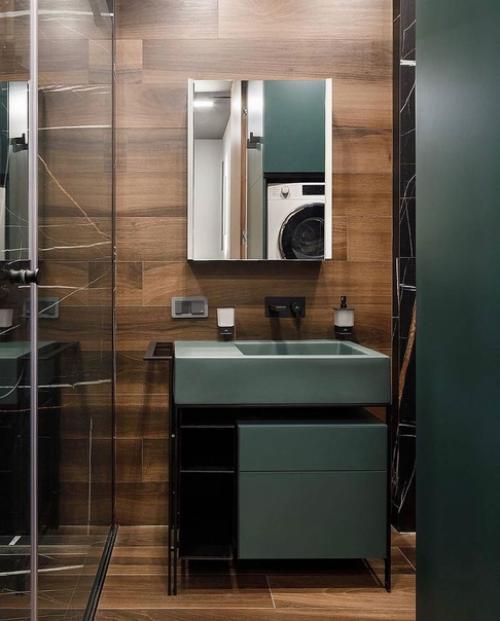 Лаконичный интерьер однокомнатной квартиры. 08