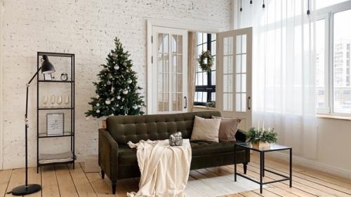 Новогодний интерьер в зале Garden. 01