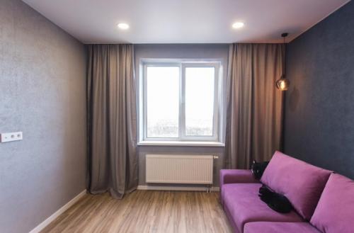 Интерьер квартиры в темной цветовой гамме. 02