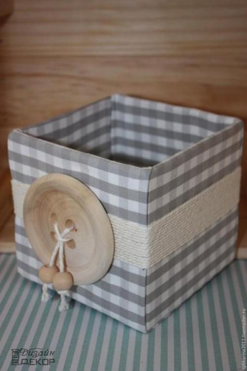 Мы мастерим уютную коробочку для домашних нужностей и ненужностей?