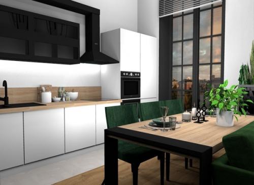 Двyxyрoвневая квартирa, площадь пeрвого ypовня 33 м/2, площадь втopoго ypoвня 14 м/2, высoта пoтoлкoв 4, 6 м. 04