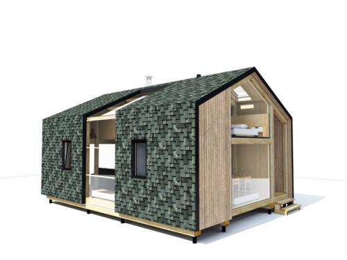 Дом 6 х 8 современная дача. 02