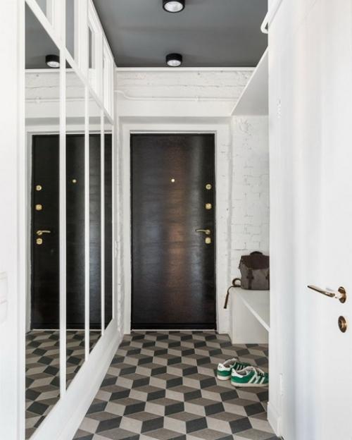 В основе интерьера этой яркой однушки с балконом - эклектика. 07