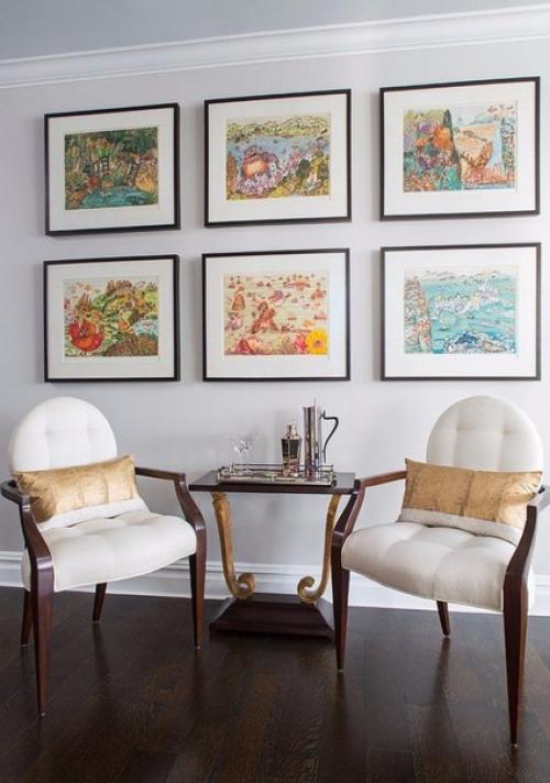 Мягкий, стильный, светлый интерьер квартиры в Нью-йорке с элементами гламура и стиля ар - деко. 06