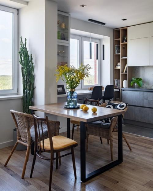 Нейтральная база и эффектный декор: как дизайнер оформила квартиру для семьи в Москве. 02 Нейтральная база и эффектный декор: как дизайнер оформила квартиру для семьи в Москве. 02