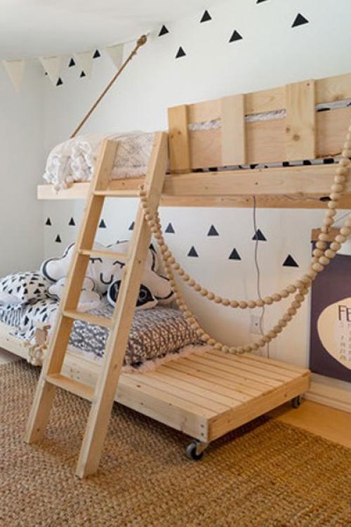 Детские в скандинавском стиле - это идеальный вариант комнаты для малыша. 01