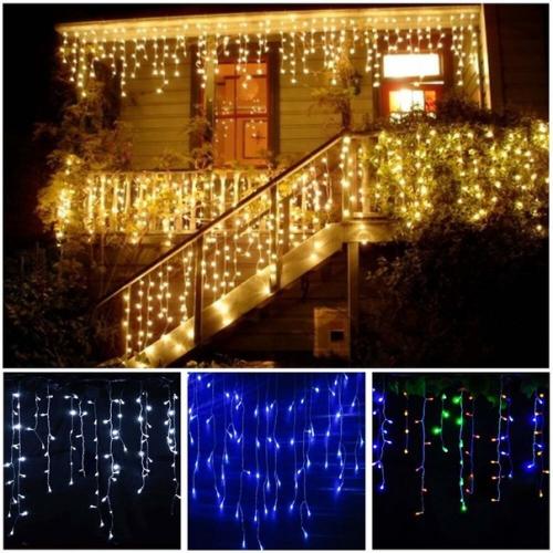 Светодиодная гирлянда бахрома для декорации дома и зданий! 03