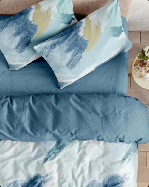 Двухспальное постельное белье легко стирается и не теряет своего первоначального вида даже после многократных стирок. 01