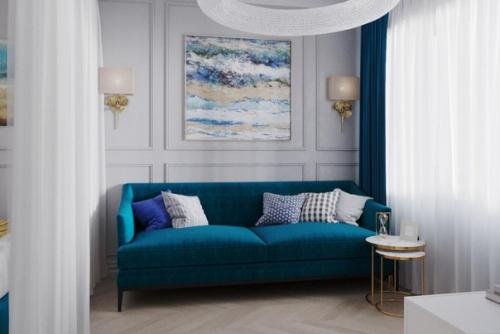 Дизайн интерьера однокомнатной квартиры 40 кв. 02