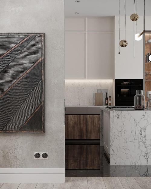 Интерьер кухни - гостиной от Анастасии риз Areese. 07