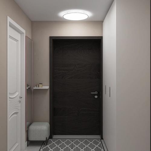 Проект однокомнатной квартиры 30 квадратов. 08