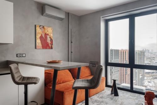 Интерьер однокомнатной квартиры 44 кв. 03