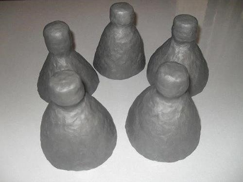 Дымковская игрушка своими руками из подручных материалов. 03