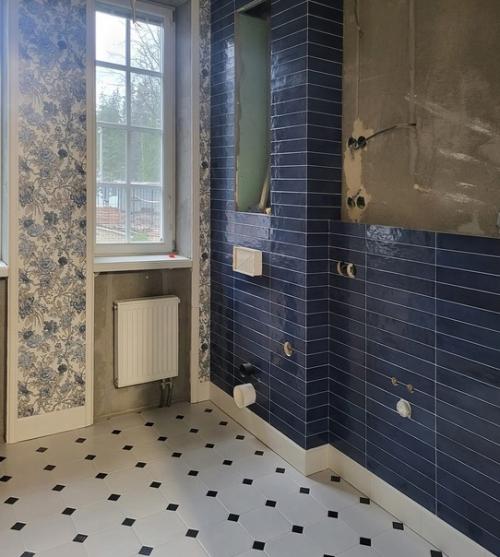 Уютная ванная комната в загородном доме замечательной семьи. 04