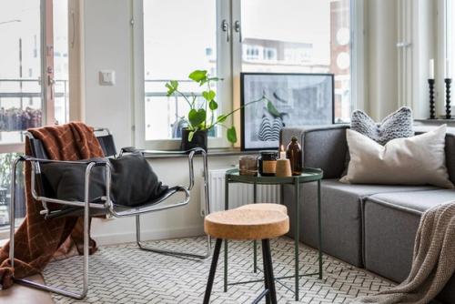 Часть 1. трёхкомнатная квартира в серой гамме в Стокгольме. 07