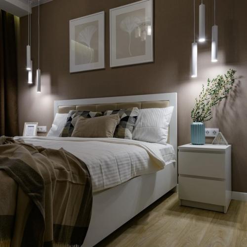 Спальня в проекте квартиры под сдачу. 02