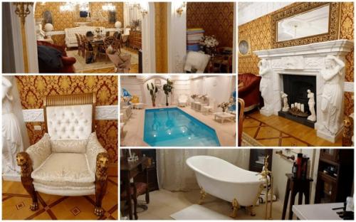 Золотые люстры, статуи и бассейн в форме гроба - как выглядит особняк бывшего депутата Латышева. 04 Золотые люстры, статуи и бассейн в форме гроба - как выглядит особняк бывшего депутата Латышева. 04