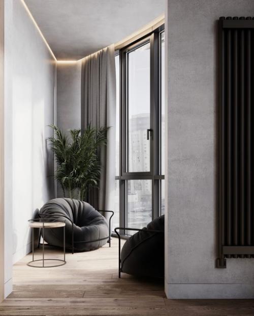 Эта квартира для молодого успешного холостяка, расположенного в доме на берегу финского залива. 04