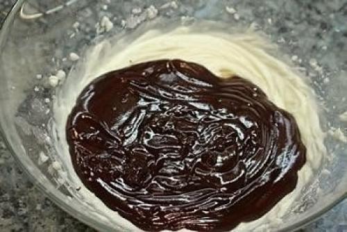 Торт с бананами и шоколадным муссом. 05