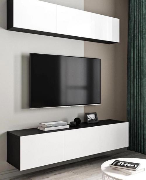 Стены для установки развлекательной техники давно неотъемлемой частью гостиной стали. 07