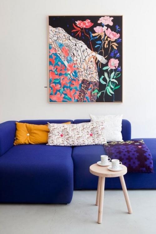 Три правила в оформлении стен картинами. 03