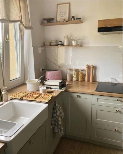 Интерьер загородного дома в натуральных оттенках. 02