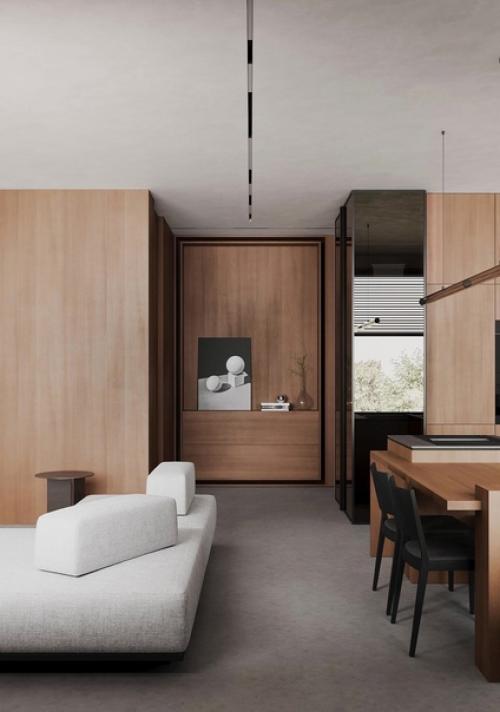 Интерьер в стиле минимализм. 05