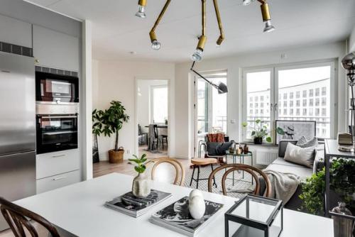 Часть 2. трёхкомнатная квартира в серой гамме в Стокгольме. 05