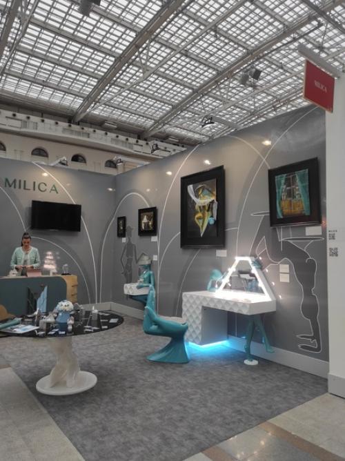 Выставка дизайн интерьера демонстрирует современные тенденции и знакомит с дизайнерскими салонами и художниками. 08